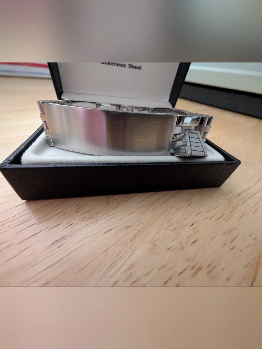 Colibri Men's Stainless Steel Silver Bracelet